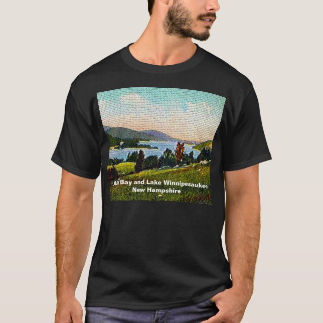 Alton Bay and Lake Winnipesaukee, New Hampshire T-Shirt (Front)
