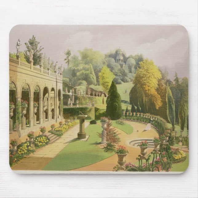 Alton Gardens, from 'The Gardens of England', 1857 Mouse Pad (Front)