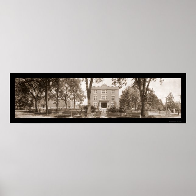 Alton Military Academy Photo 1908 Poster (Front)