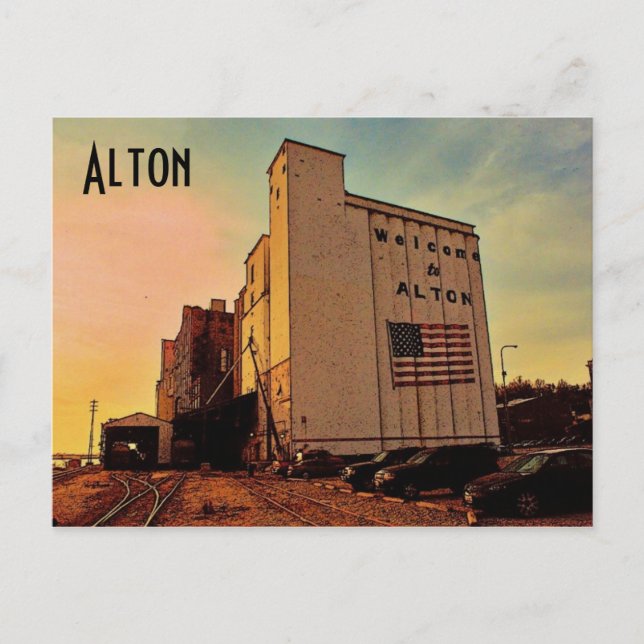 Alton Silo Postcard (Front)