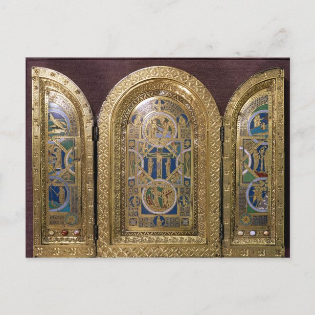 Alton Towers Triptych, c.1150 Postcard (Front)