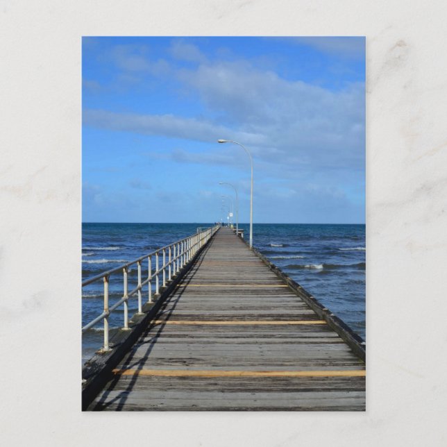 Altona beach pier seaside Melboune Postcard (Front)