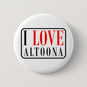 Altoona, Alabama City Design Pinback Button