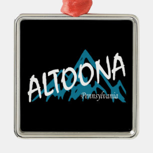 Altoona Pennsylvania Mountains Metal Ornament