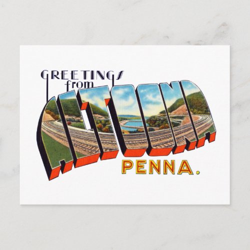 Altoona Pennsylvania Postcard