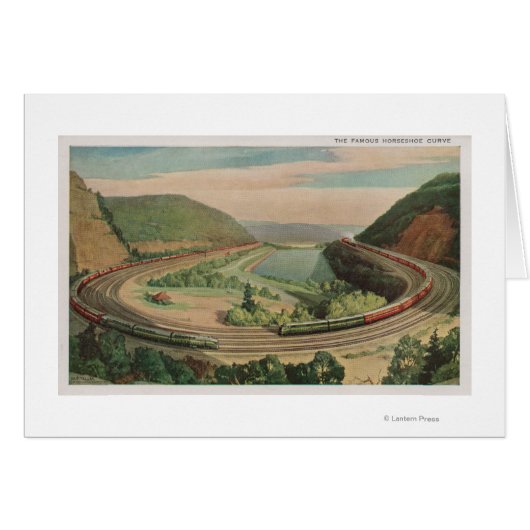 Altoona, Pennsylvania, The Famous Horseshoe Curv (Front Horizontal)