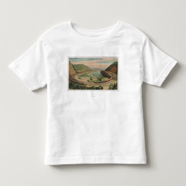 Altoona, Pennsylvania, The Famous Horseshoe Curv Toddler T-shirt (Front)