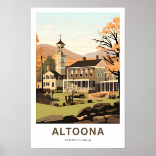 Altoona Pennsylvania Travel Print
