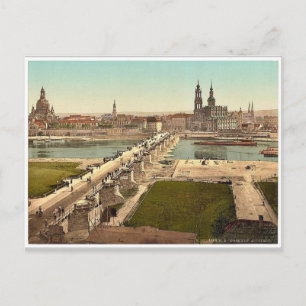 Altstadt, Dresden, seen from the Ministry of War, Postcard
