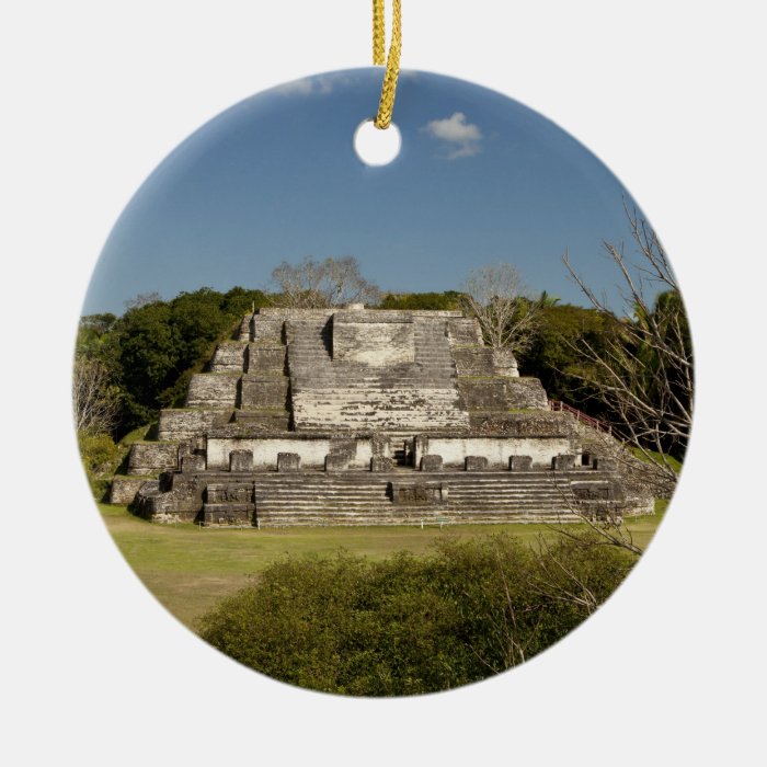 Altun Ha is a Mayan site that dates back to 200 Christmas Ornament