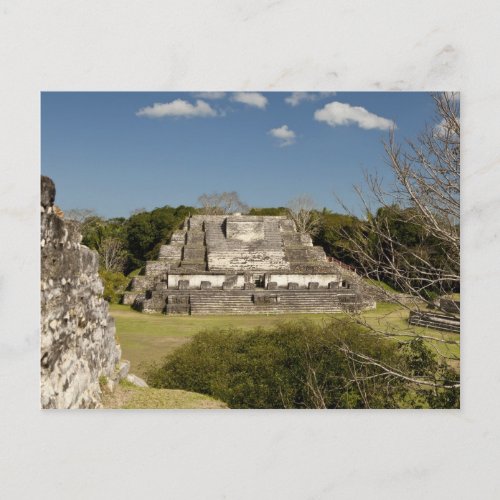 Altun Ha is a Mayan site that dates back to 200 Postcard