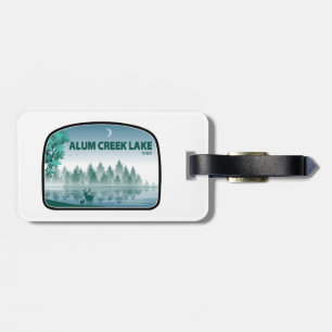 Alum Creek Lake Ohio Deer Luggage Tag