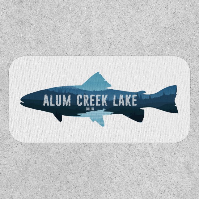 Alum Creek Lake Ohio Fish Patch (Front)