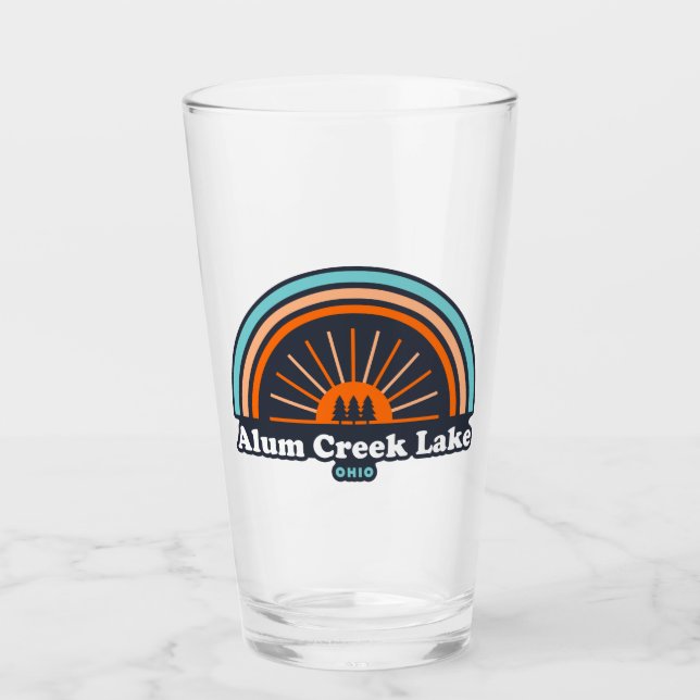 Alum Creek Lake Rainbow Glass (Front)