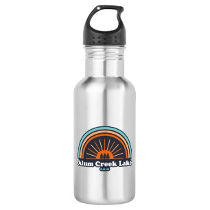 Alum Creek Lake Rainbow Stainless Steel Water Bottle