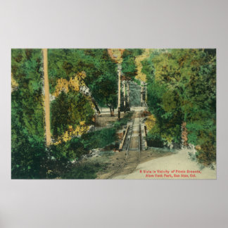 Alum Rock Park Picnic Grounds Vista View Poster