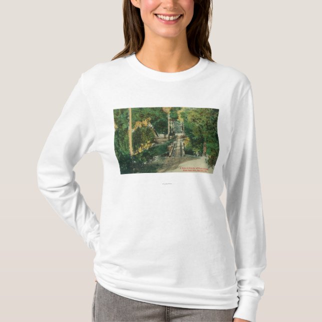 Alum Rock Park Picnic Grounds Vista View T-Shirt (Front)