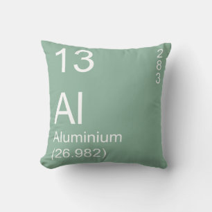 Aluminium Throw Pillow