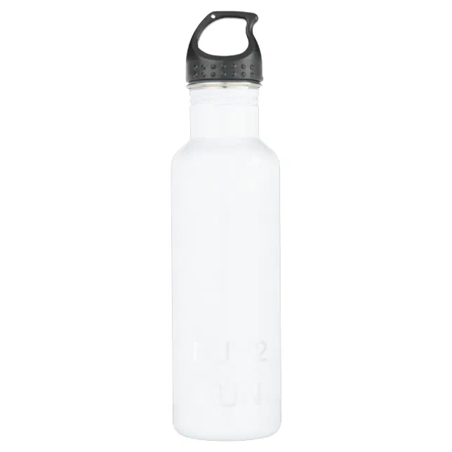 Aluminum 24 oz with sports cap water bottle | Zazzle