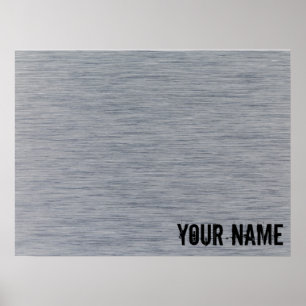Aluminum brushed Metal structure Poster