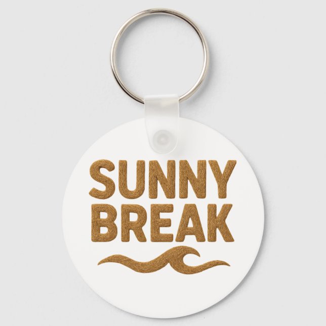Aluminum Circle, 2" Keychain (Front)
