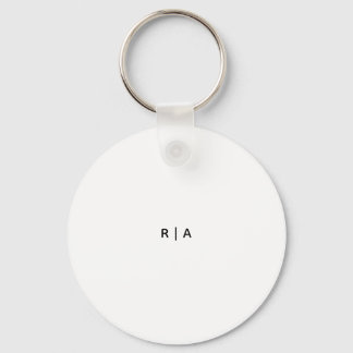 Aluminum Circle, 2" Keychain