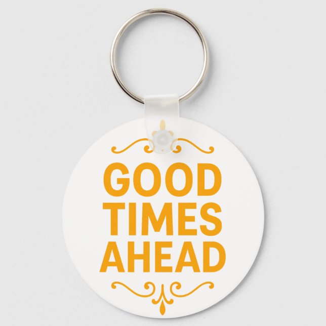 Aluminum Circle, 2" Keychain (Front)