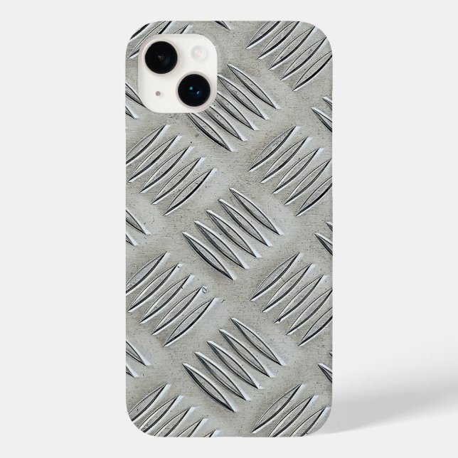 Aluminum Diamond Pattern Case-Mate iPhone Case (Back)