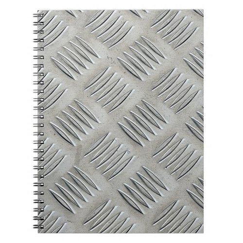 Aluminum Diamond Pattern Notebook