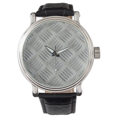 Aluminum Diamond Pattern Watch