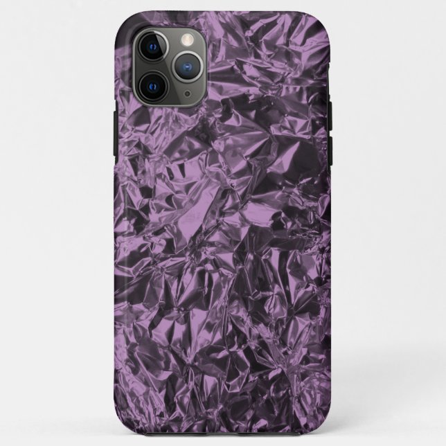 Aluminum Foil Design in Lavender Case-Mate iPhone Case (Back)