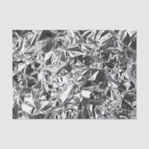 Aluminum Foil Design Silver Color Tissue Paper
