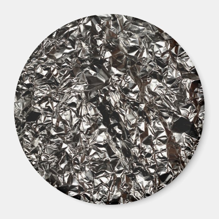 Aluminum Foil Print 3 Inch Round Zazzle