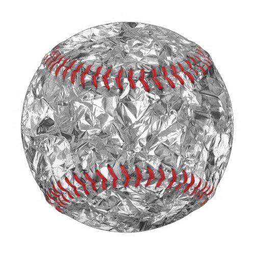 Aluminum Foil Softball Silver Baseball