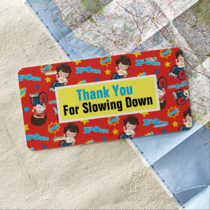 Aluminum license plate