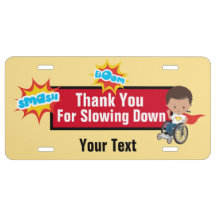 Aluminum license plate