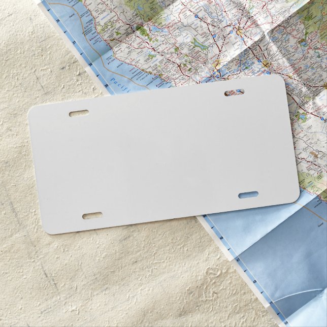 Aluminum License Plate (In Situ)