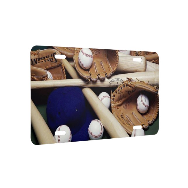Aluminum License Plate/Baseball License Plate (Right)