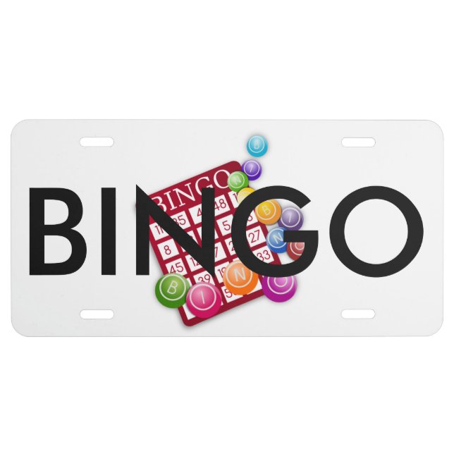 Aluminum License Plate/Bingo Plate (Front)