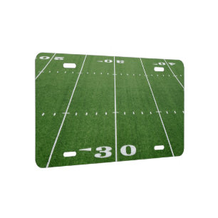 Aluminum License Plate/Football Field Plate