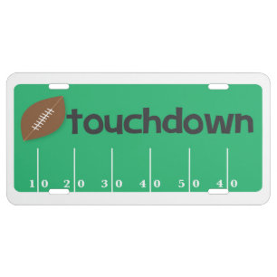 Aluminum License Plate/Football Field Plate