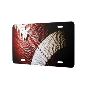 Aluminum License Plate/Football License Plate