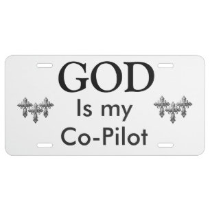 Aluminum License Plate/God Plate