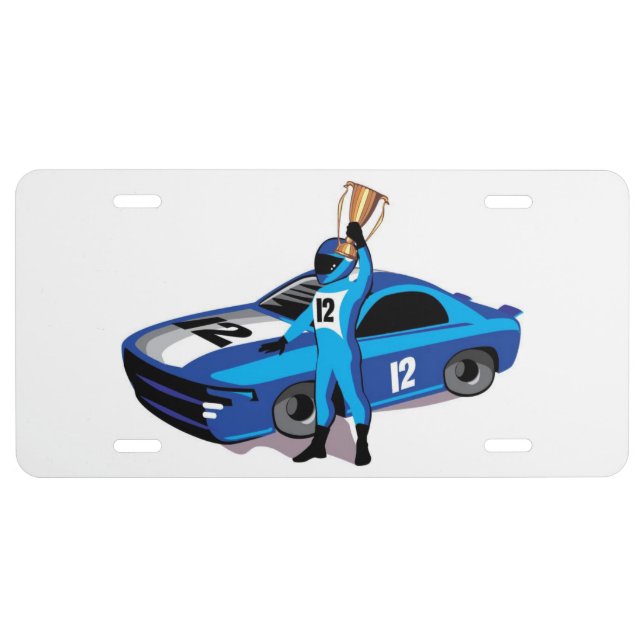 Aluminum License Plate/Racer Plate (Front)