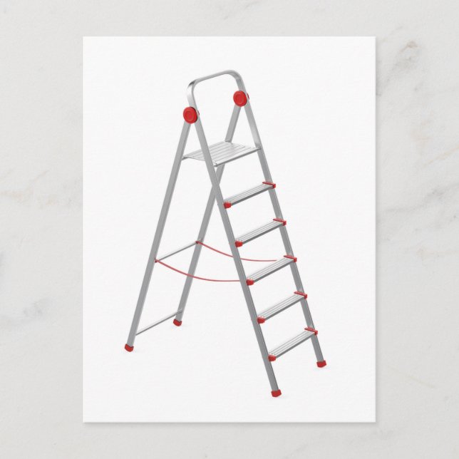 Aluminum step ladder postcard (Front)
