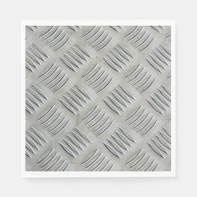 Aluminum Texture Diamond Pattern Napkins (Front)