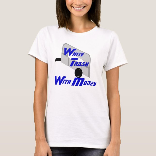 Aluminum Travel Trailer Camping Camper Humor T-Shirt (Front)