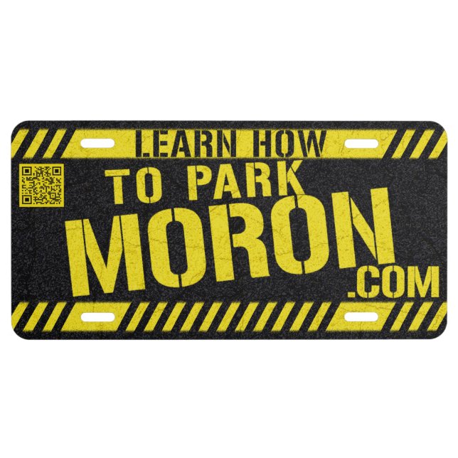 Aluminum Vanity License Plate (Front)