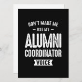 Alumni Coordinator Job Occupation (Front/Back)