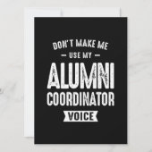 Alumni Coordinator Job Occupation (Front)